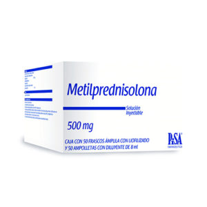 METILPREDNISOLONA 500 MG PVO LIO C/50 GI