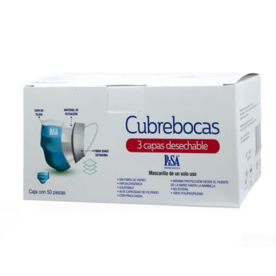 CUBREBOCAS TRICAPA