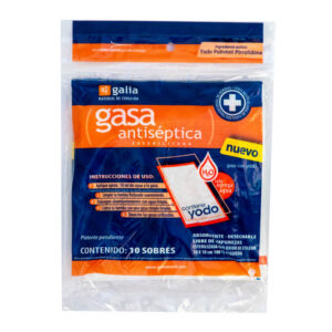 GASA ESTÉRIL ANTISÉPTICA