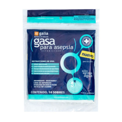GASA ESTÉRIL PARA ASEPSIA